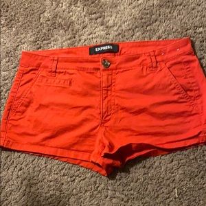 Express low rise shorts